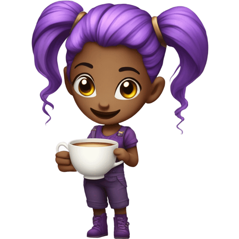 Jinx drinking tea emoji