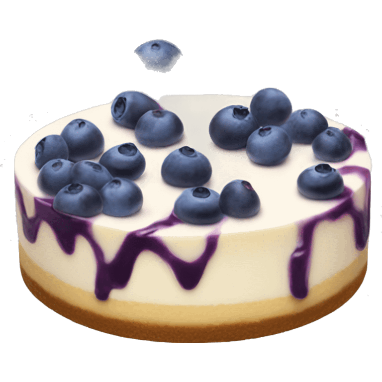 Blueberry Cheesecake  emoji