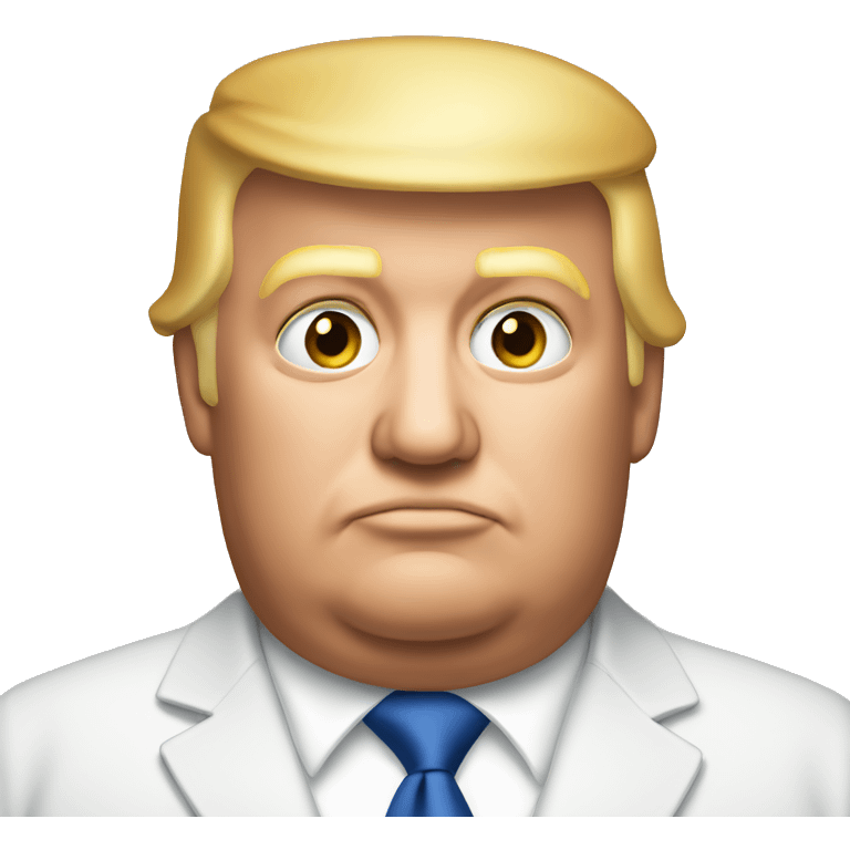 obese donald trump emoji