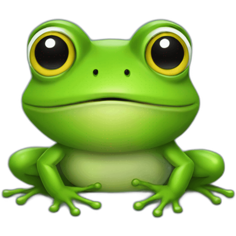 web developer frog emoji