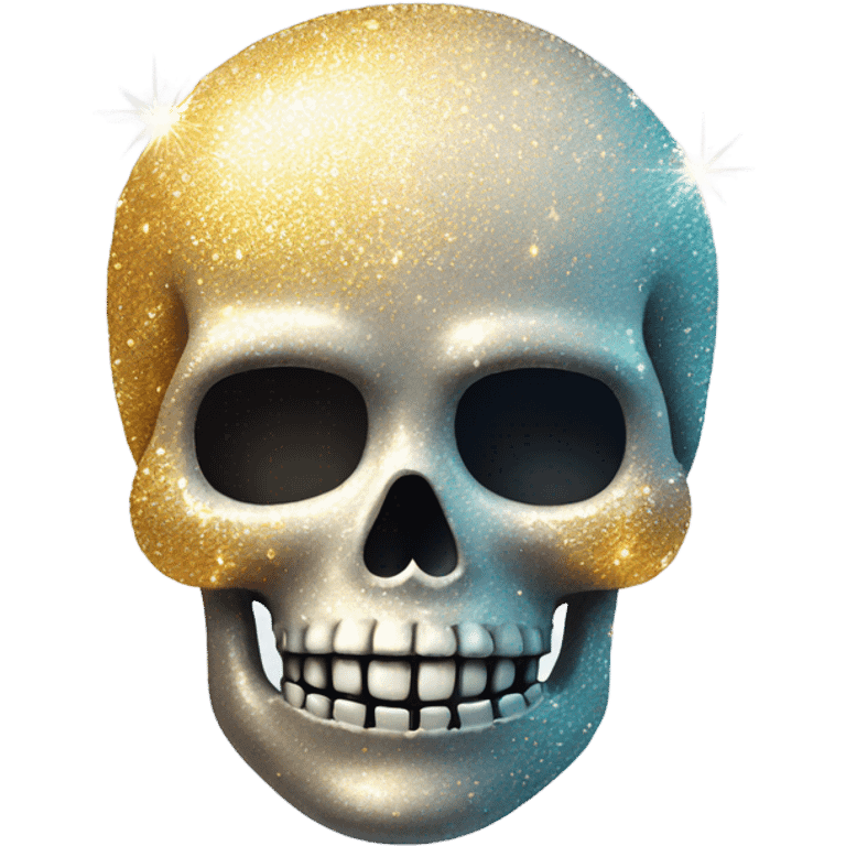 Sparkling skull  emoji