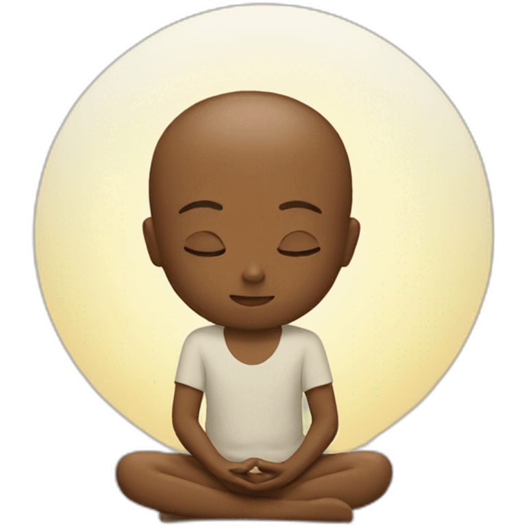 meditation emoji