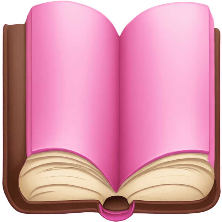 pink book emoji