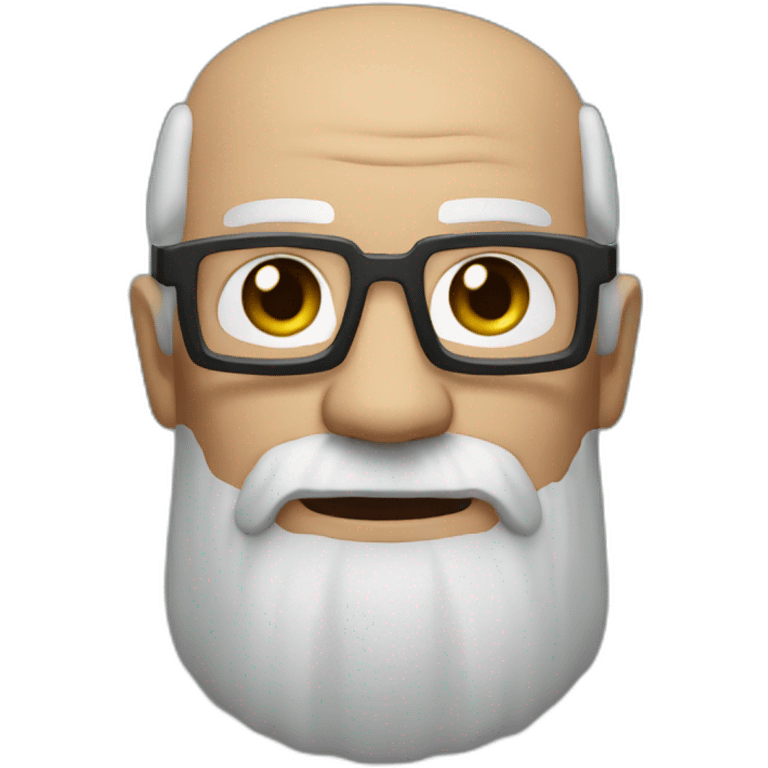 a wise old man playing minecraft  emoji