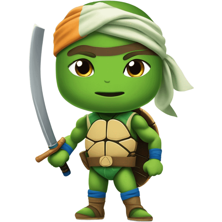 Mbappe ninja turtle emoji