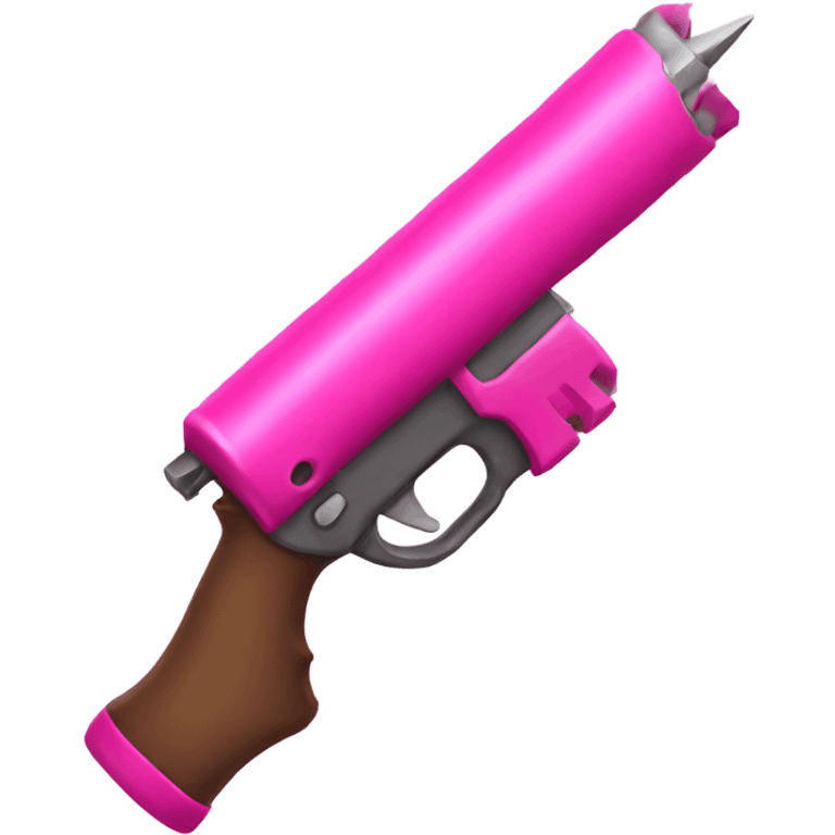 Pink weapon emoji