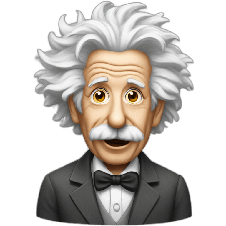 crazy einstein emoji