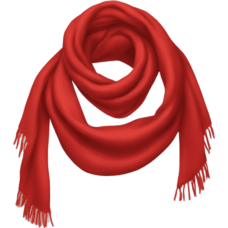 Red scarf  emoji