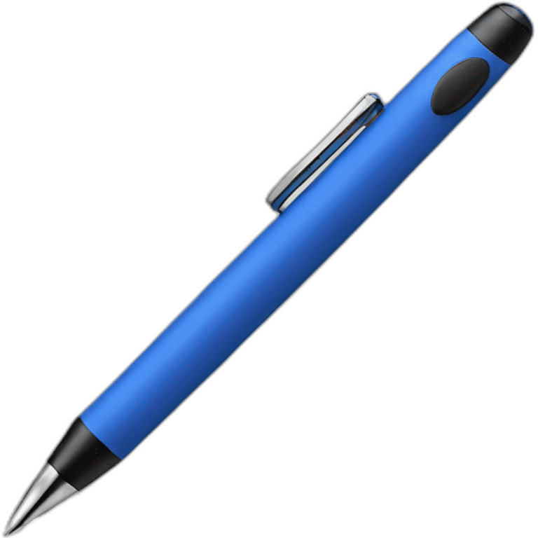 form document pen blue emoji