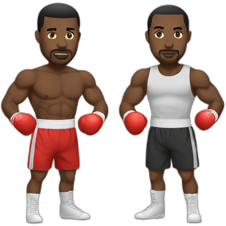 Boxing colleagues emoji