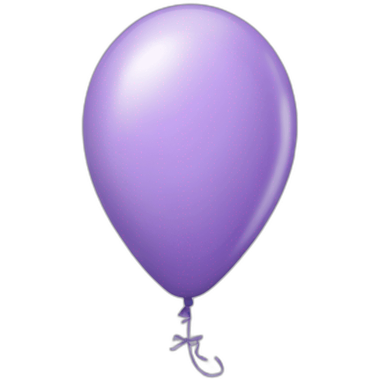 Just Lilac balloon emoji