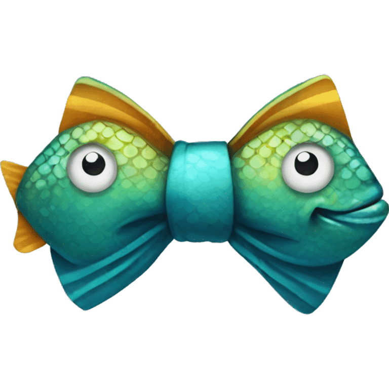 fish with bow tie emoji