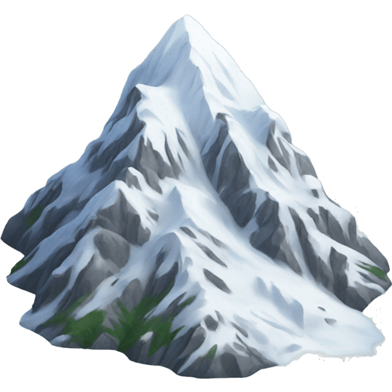 Snowy mountain  emoji