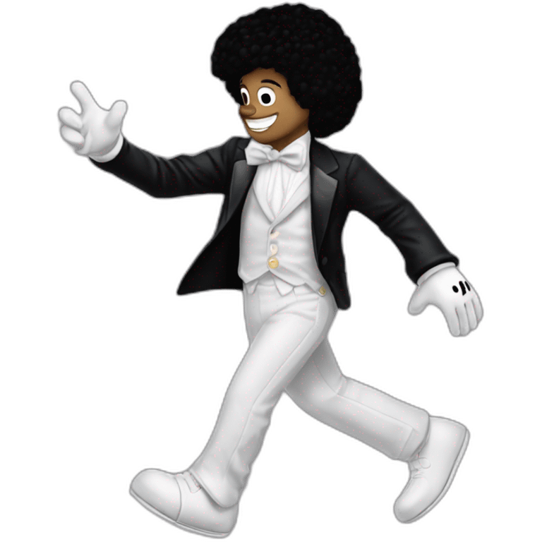 Mickey Mouse Michael Jackson Moonwalk emoji