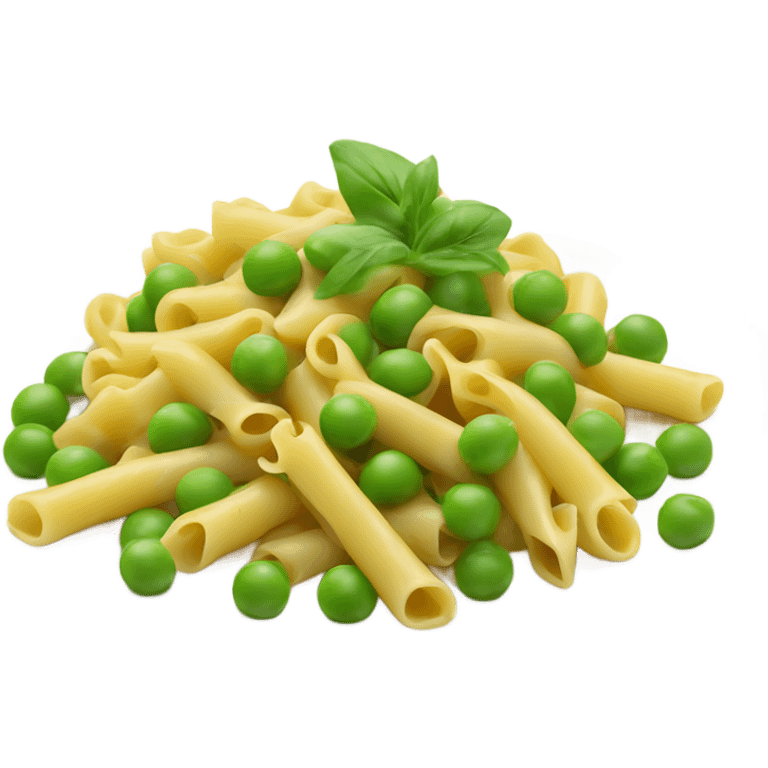 Pasta with peas emoji