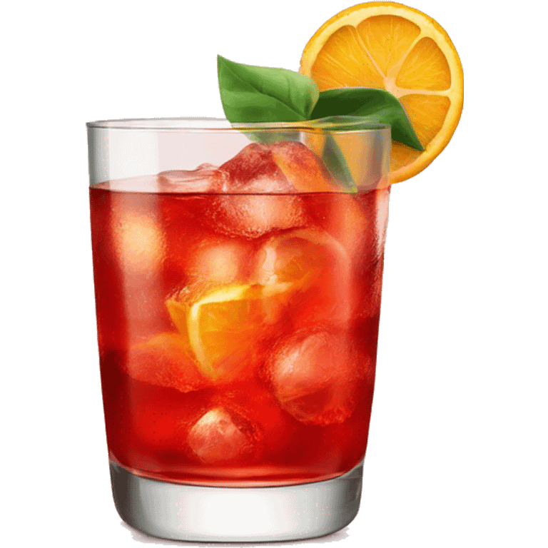 Campari Spritz cocktail  emoji