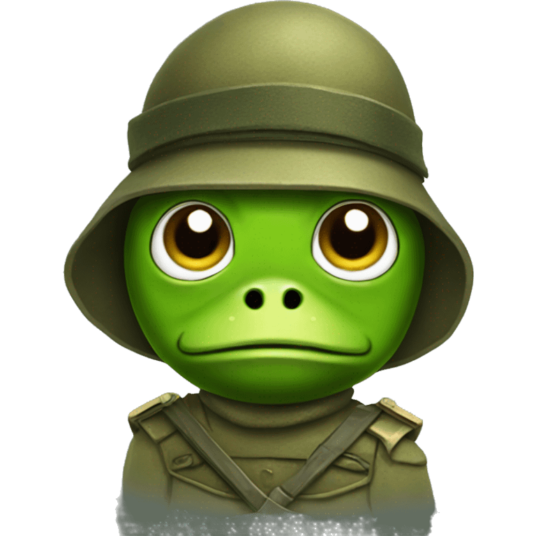 frog soldier emoji