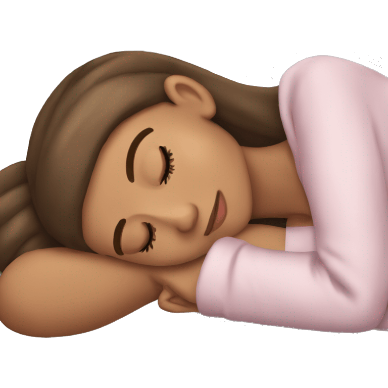 Ariana Grande sleeping emoji