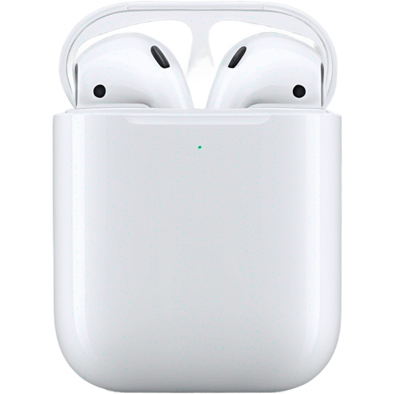 apple airpods. AirPods out of case. emoji