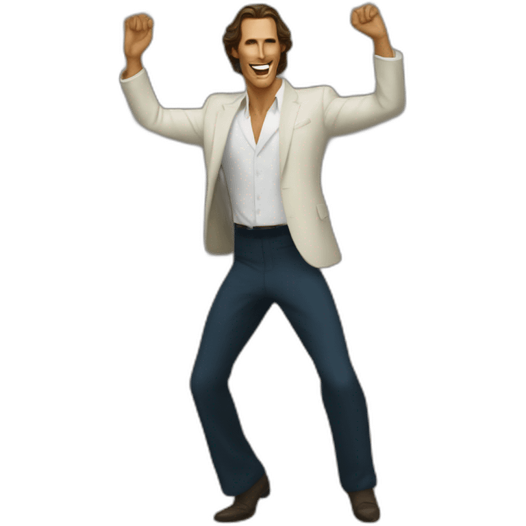 matthew mcconaughey dancing emoji