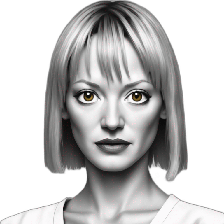 uma thurman, kill bill emoji