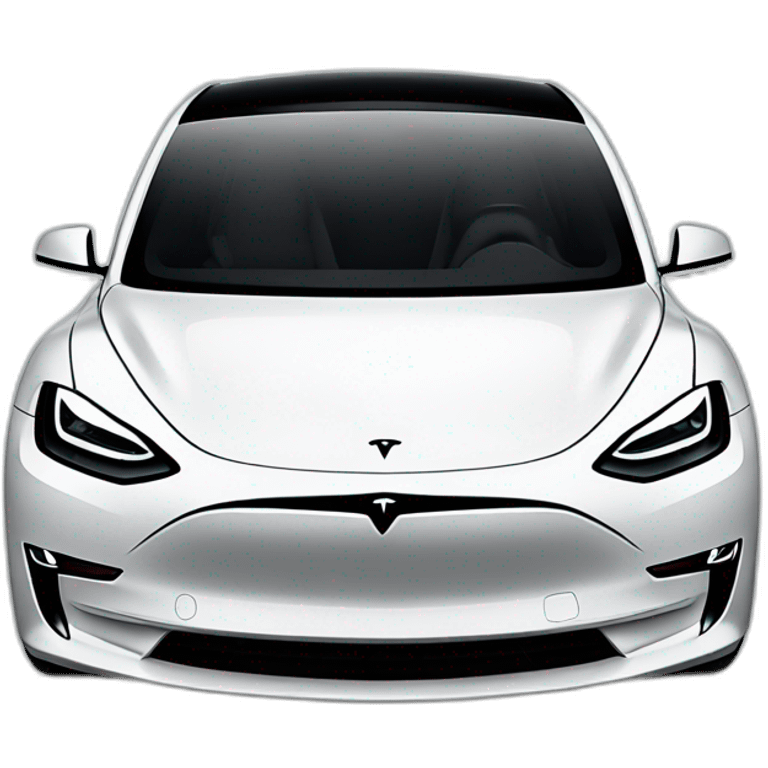 tesla model 3 emoji