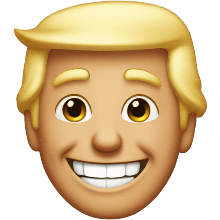 Trump laughing emoji