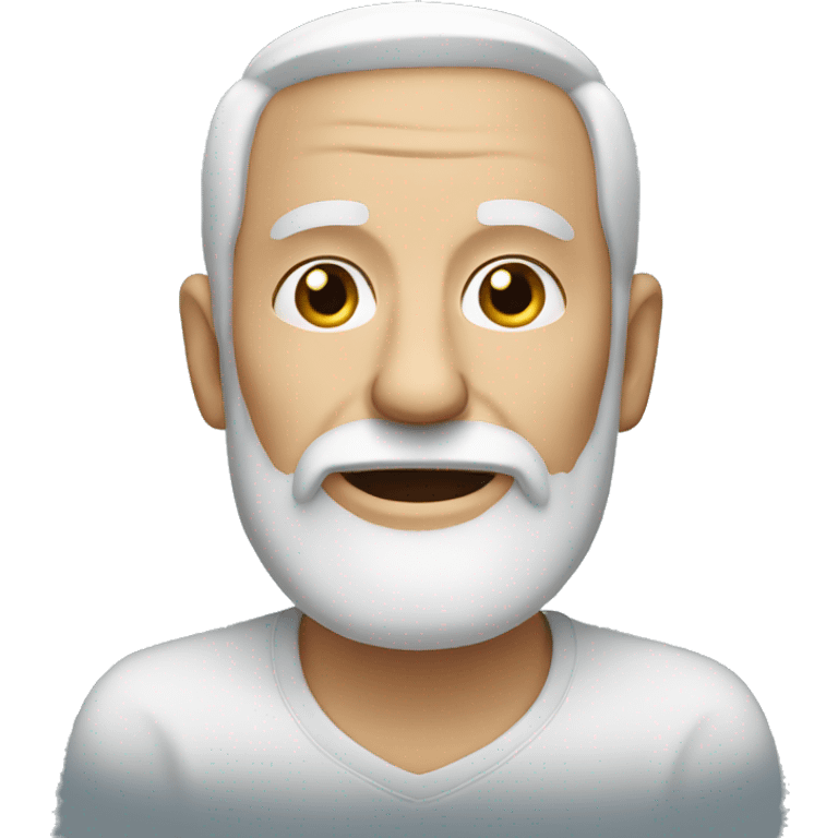 old man with white beard emoji