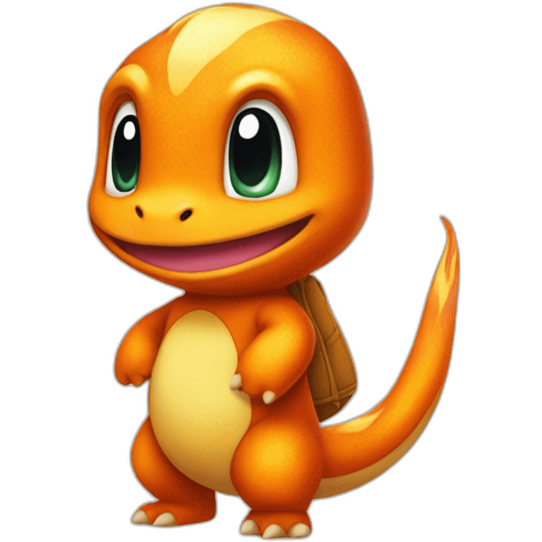 charmander in a costume emoji