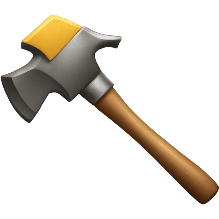 application with a hammer on its top right emoji