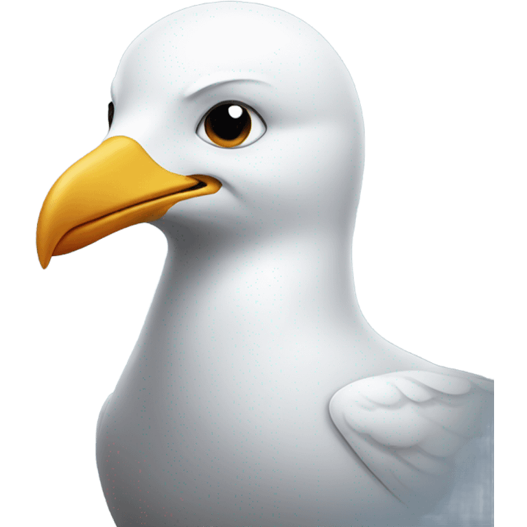 seagull facing left emoji