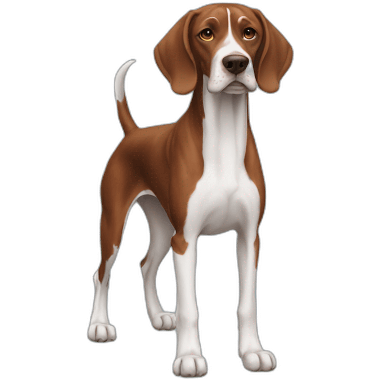 Portuguese Pointer full-body emoji