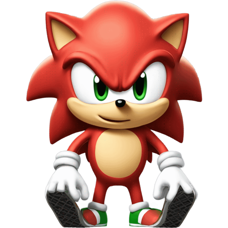 Sonic the hedge hog with Jordans on emoji