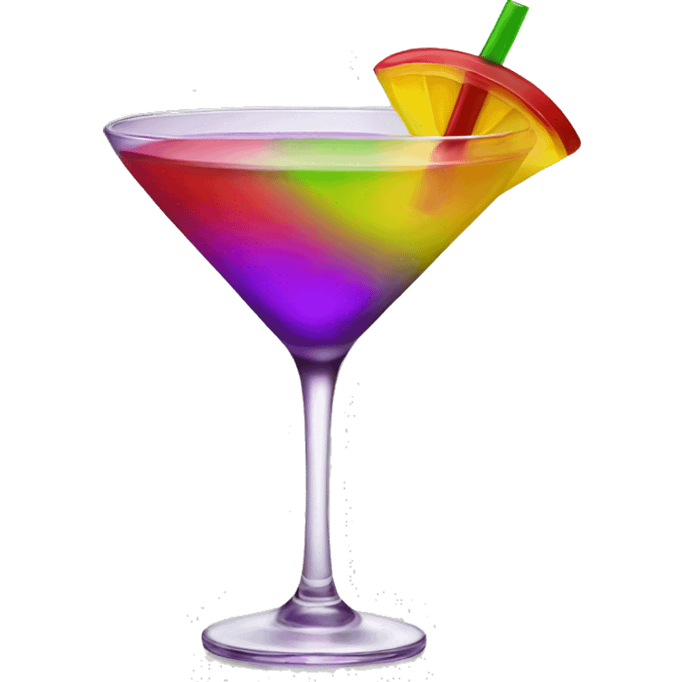 Drink purple green red yellow pink cocktail emoji