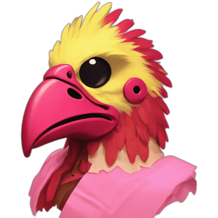 hotline Miami chicken mask emoji