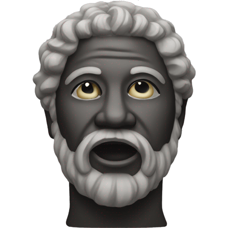 Black Greek Statue emoji emoji