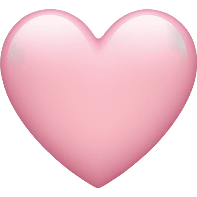 light pink heart emoji