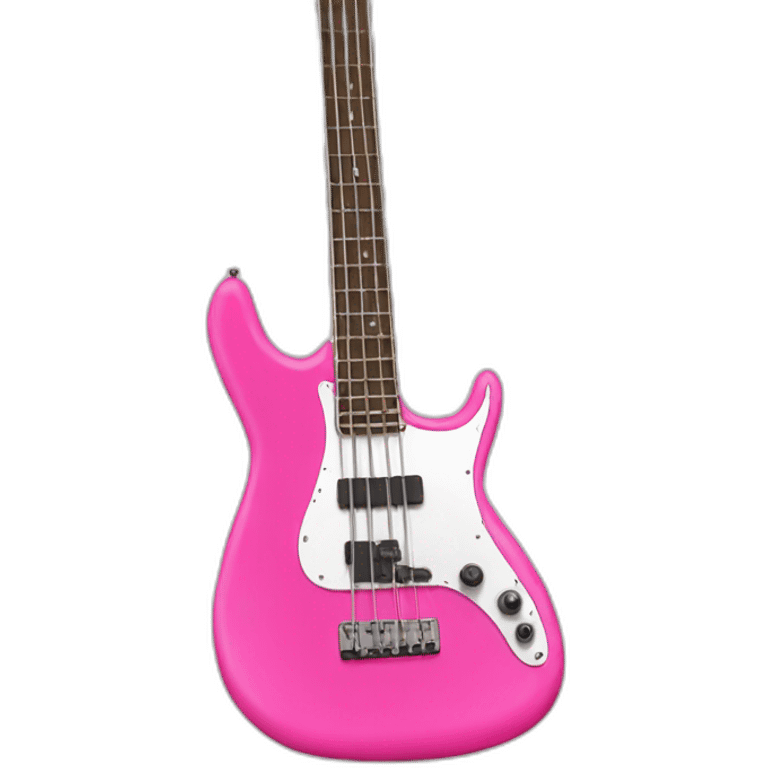 Bassguitar-pink emoji