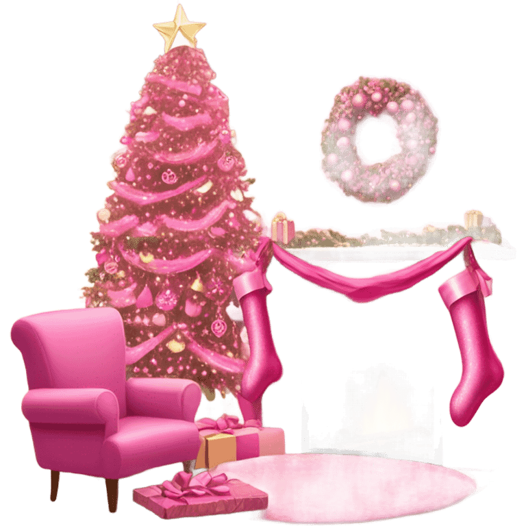 Pink Christmas  emoji