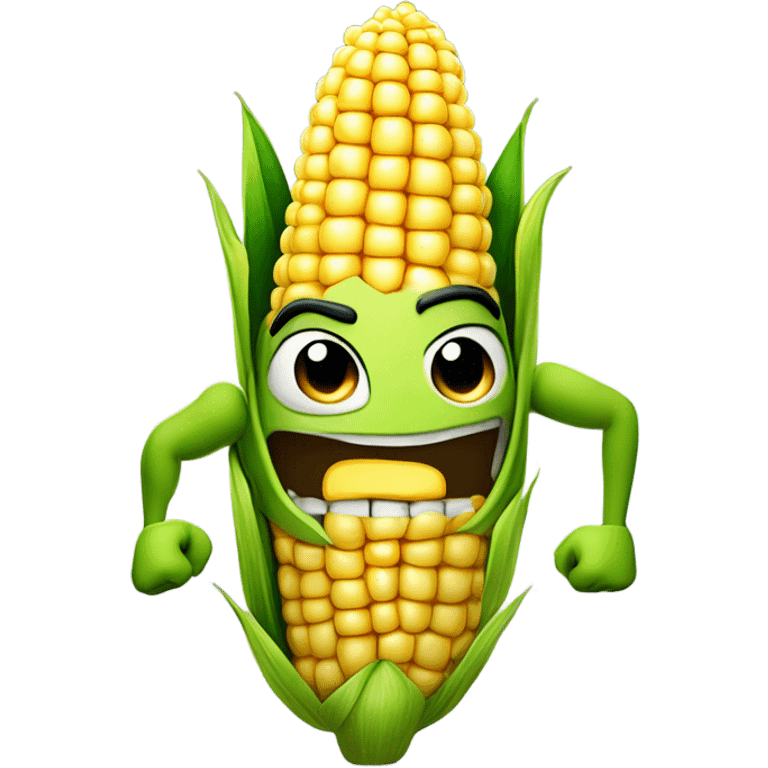 Angry corn emoji