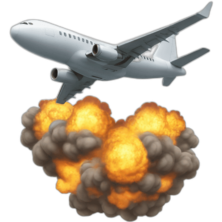 Avion-qui-explose emoji