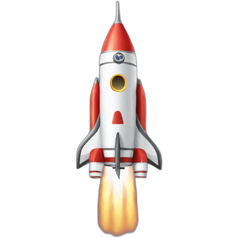 rocket with SHS logo on it emoji