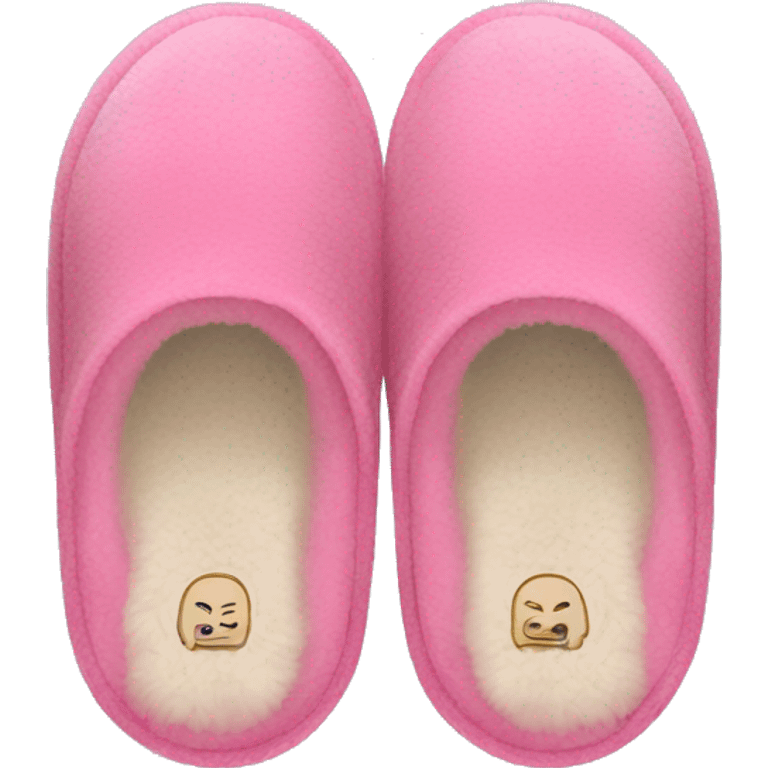 pink ugg slippers emoji