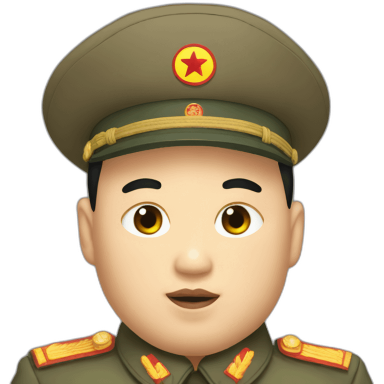 Kim jong un in a pride emoji