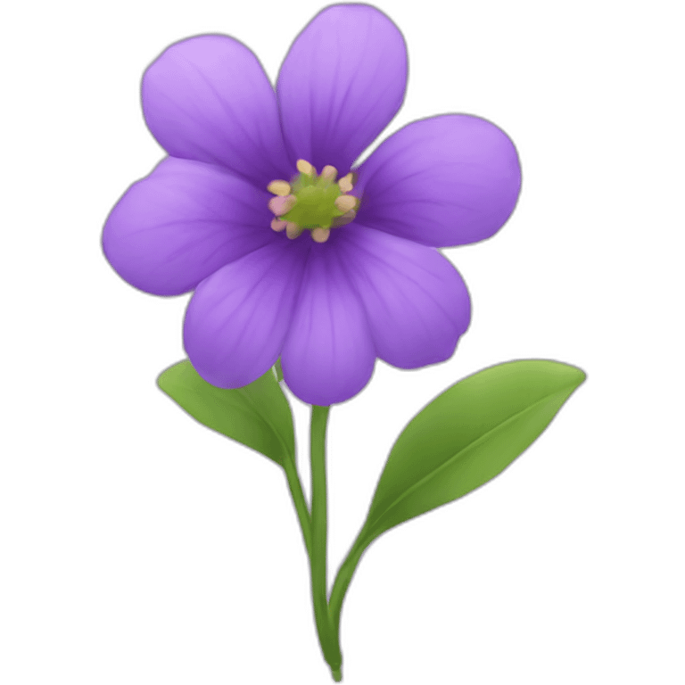 beautiful Purple flower emoji