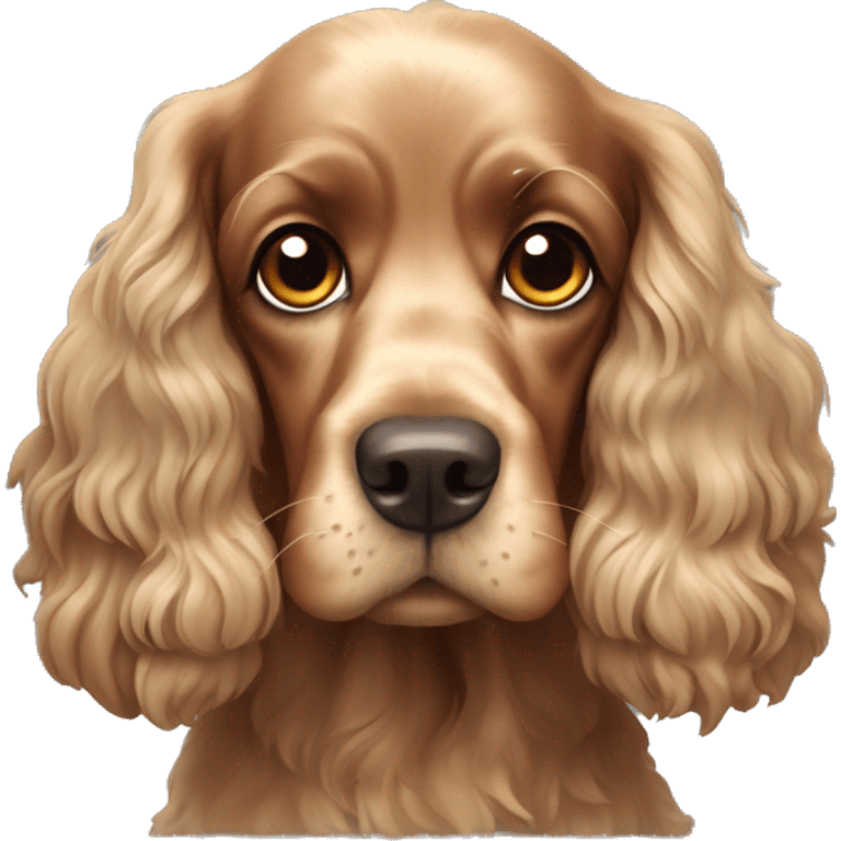 Cocker spaniel dog emoji