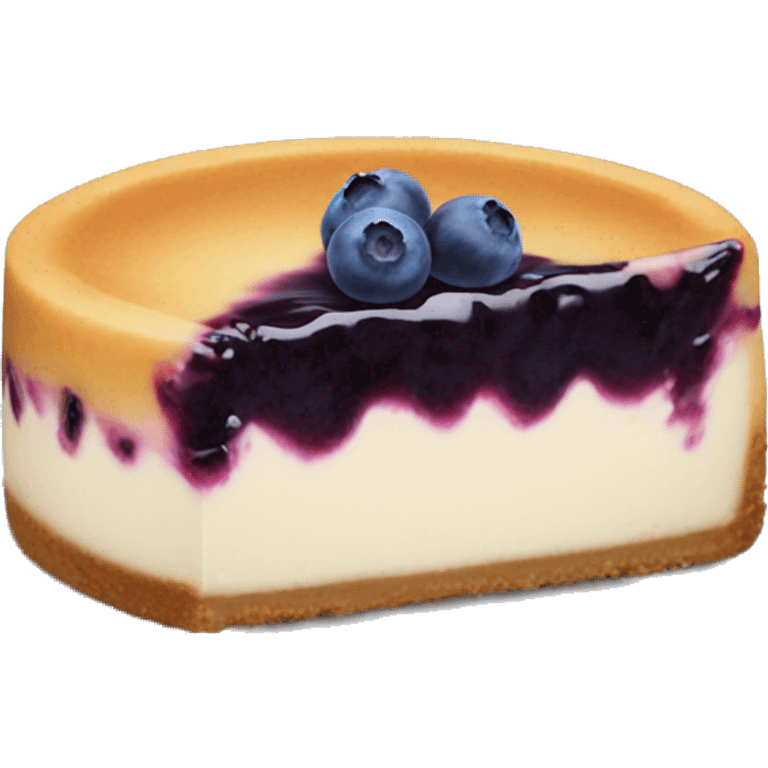 Blueberry Cheesecake  emoji