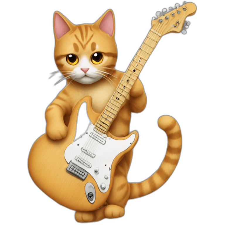 guitar cats emoji