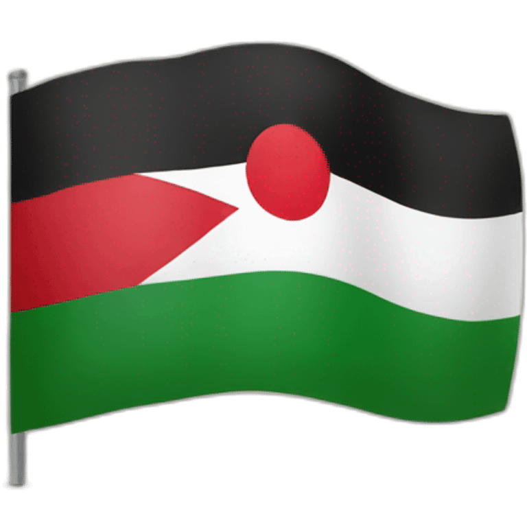 Palestine flag love emoji