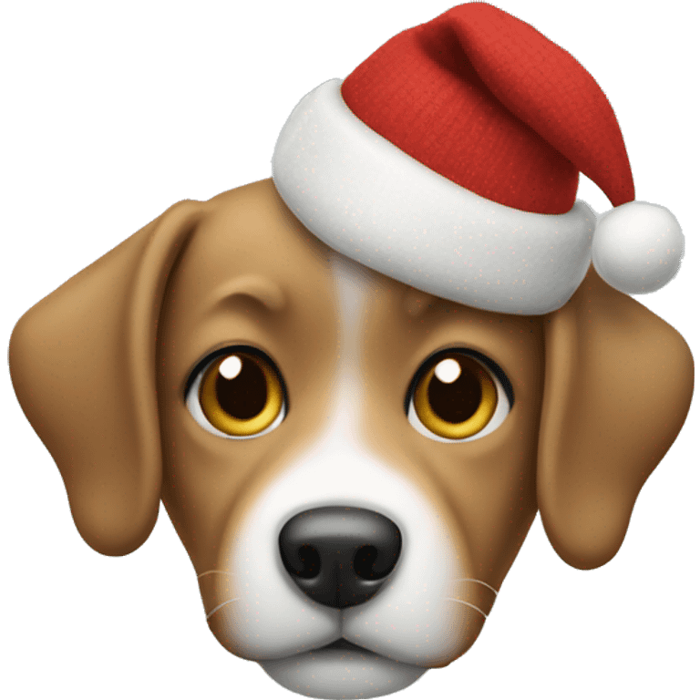 Dog in christmas sweater  emoji